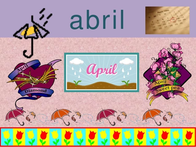 months of the year in spanish months of the year ppt