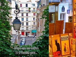 Jusque sous nos fenêtres  Et si l'humble garni...  