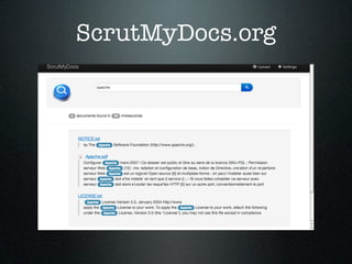 ScrutMyDocs.org
 