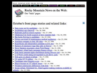 Did the Internet kill the Rocky Mountain News? And if it did, what can we learn from its death?