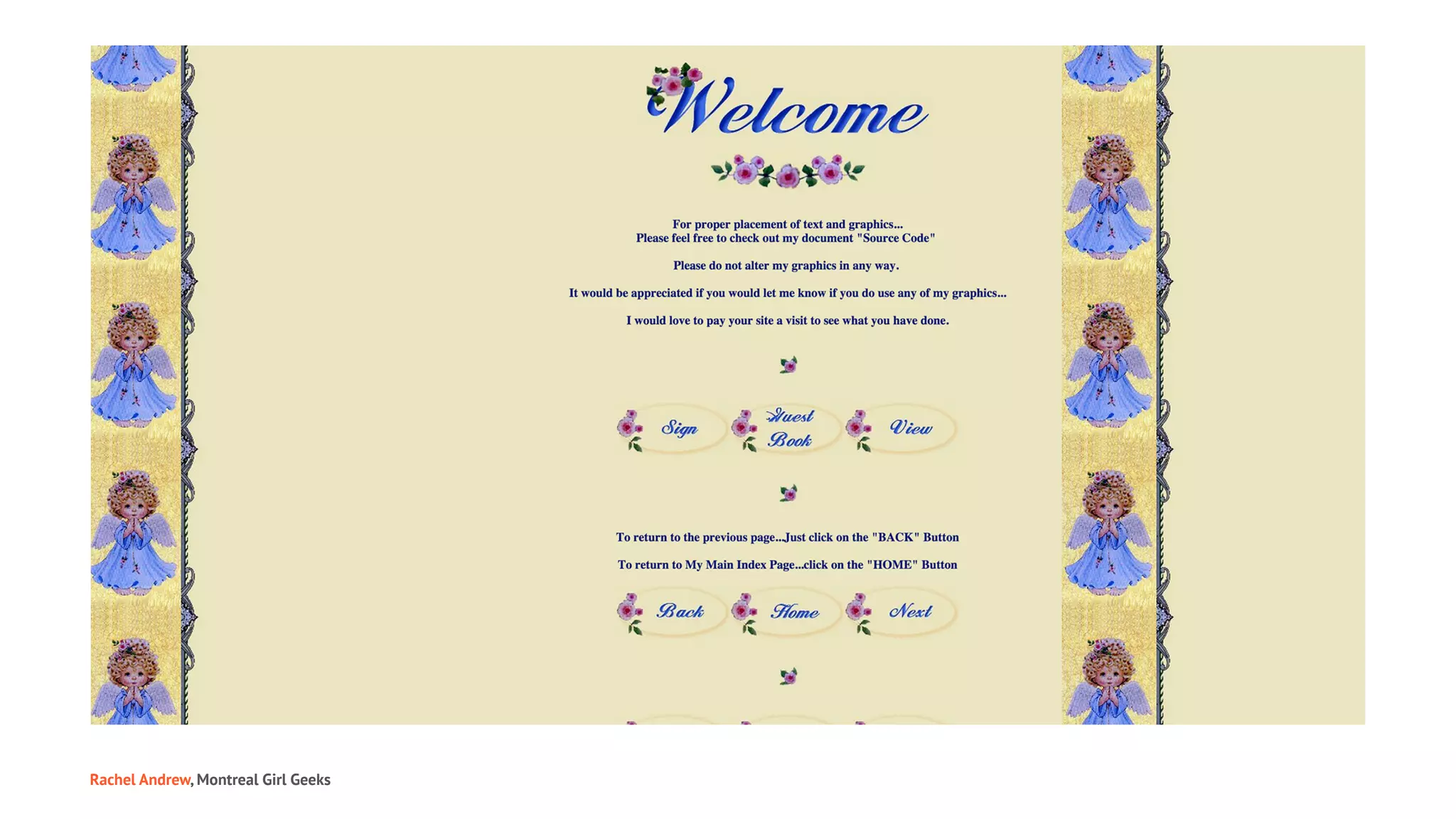 Rachel Andrew, Montreal Girl Geeks
 