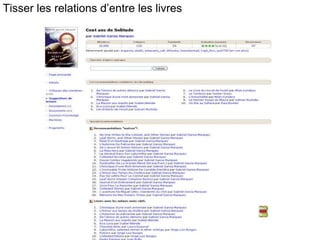 Tisser les relations d’entre les livres 