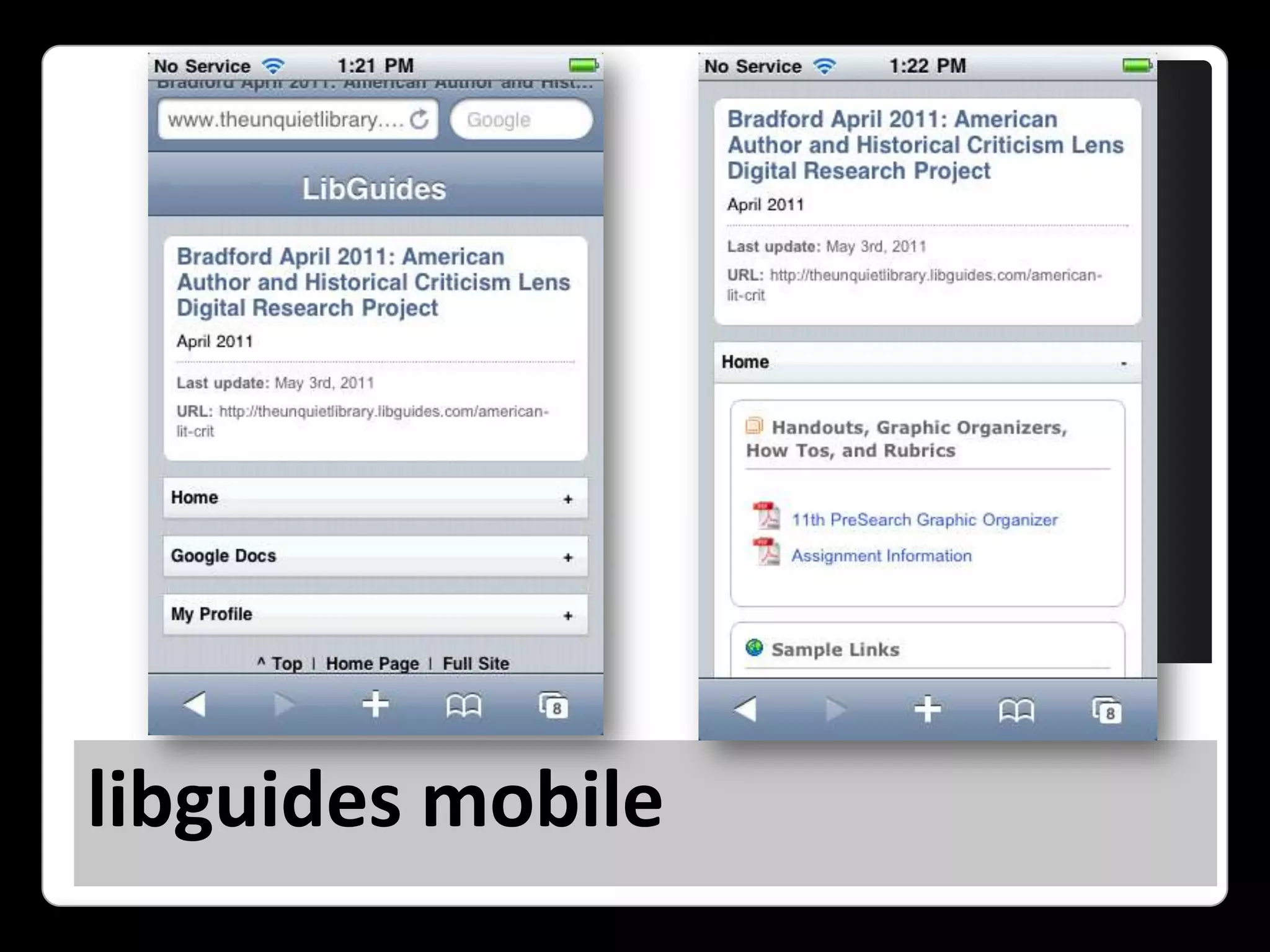 libguides mobile