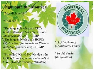 Montreal protocol | PPTX