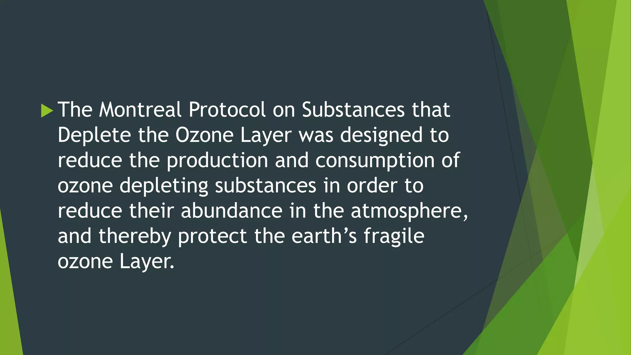 About the Montreal Protocol | PPTX