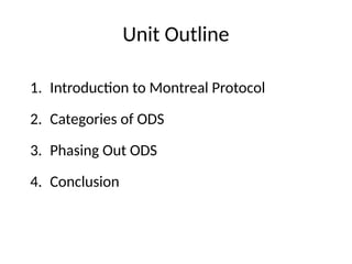 Montreal Protocol and its causes to the Environment.pptx