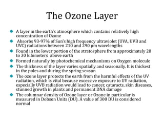 Montreal Protocol and Ozone Layer Depletion | PPTX