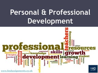 Personal & Professional
Development
www.hndassignments.co.ukwww.hndassignments.co.ukwww.hndassignments.co.uk
 