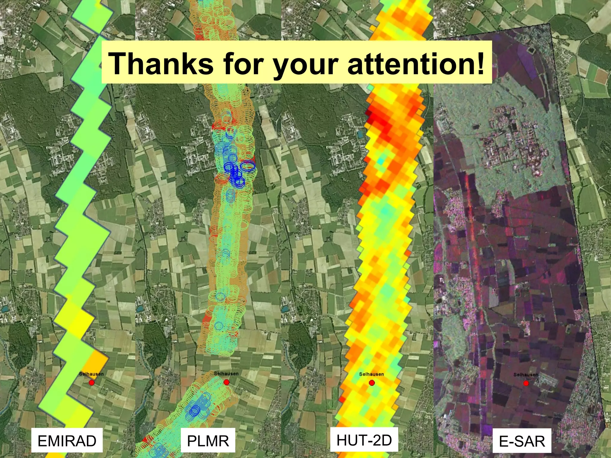 EMIRAD PLMR HUT-2D E-SAR Thanks for your attention! 