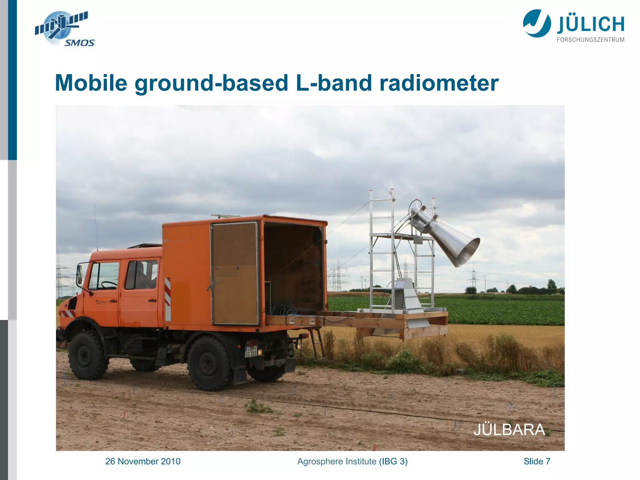 Mobile ground-based L-band radiometer JÜLBARA 