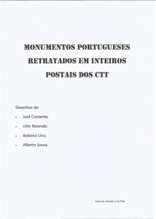 Monumentos portugueses retratados em Inteiros Postais