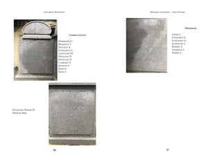 36 37
Mémoire et souvenirs - Grez-Doiceau
Jean-pierre Bontront
Combattants
Bombaerts L.
Brasseur T.
Delvaux A.
Everaerts G.
Gastuche JH
Houillet N.
Houillet O.
Lambert O.
Martin A.
Prince?
Remy F.
Decoster Thomas JK
Depauw Jules
Déportés
Loisse J.
Everaerts E.
Everaerts G.
Jeanquart J.
Robert A.
Stordeur J.
Pieret Z.
 