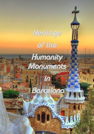 Monuments in barcelona