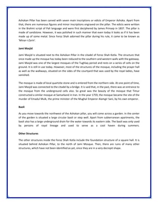 Monuments of india | PDF