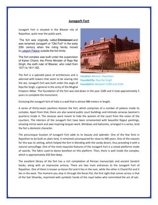 Junagarh Ruler Monuments of india | PDF