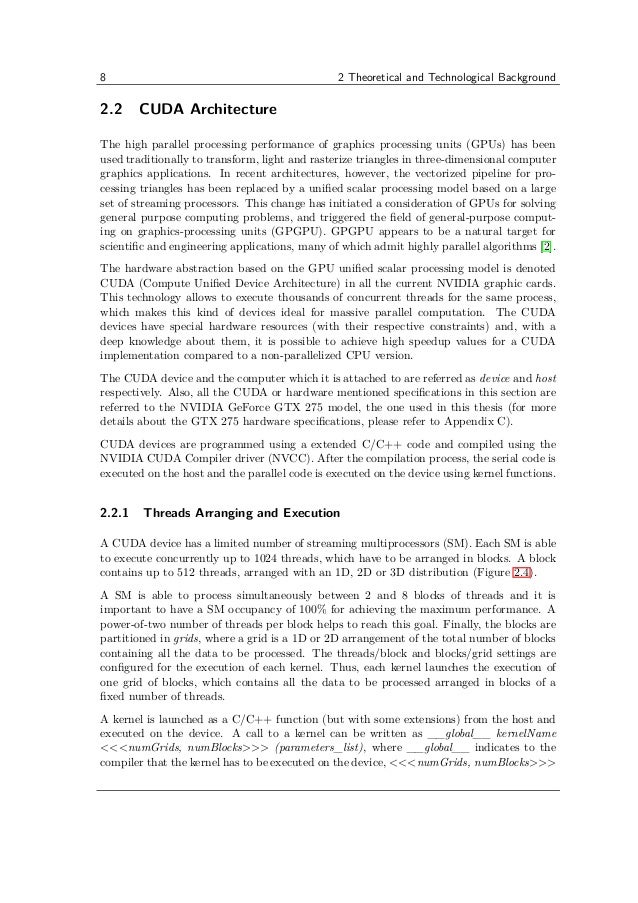 Master thesis parallel computing