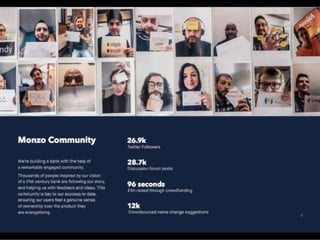 Monzo: £19.3M VC investment turned into $2B. Monzo's Series C pitch deck