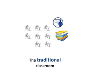 The traditional
   classroom
 