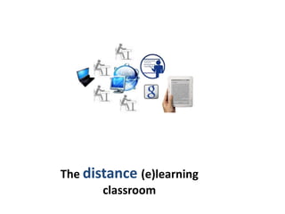 The distance (e)learning
       classroom
 