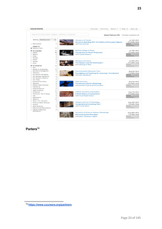 23
Parters14
14
 https://www.coursera.org/partners
Page 23 of 145
 