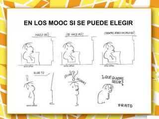 EN LOS MOOC SI SE PUEDE ELEGIR
 