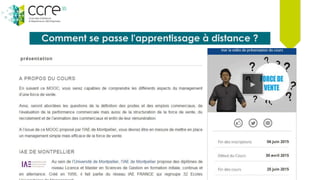 Comment se passe l'apprentissage à distance ?
 