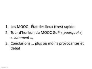 #MOOCGdP – 4 aunege 23-5-2013 - bilan du mooc gdp - r bachelet 05-2013