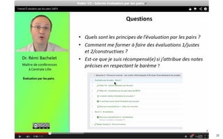 25
L’EP fait partie du contrat pédagogique
 