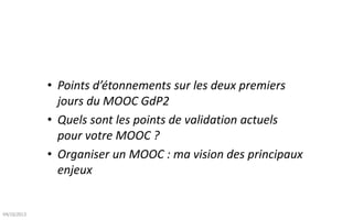 #MOOCGdP – 9 mooc - atelier fun penser l'avant-projet  -r bachelet 09-2013
