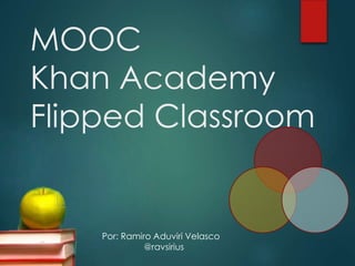 MOOC 
Khan Academy 
Flipped Classroom 
Por: Ramiro Aduviri Velasco 
@ravsirius 
 