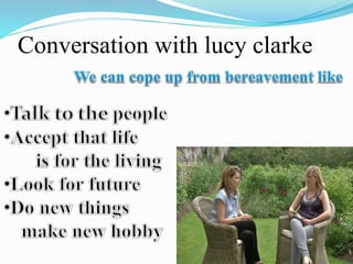 Conversation with lucy clarke
 