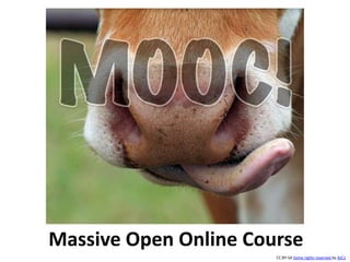 CC BY-SA Some rights reserved by AJC1
Massive Open Online Course
 