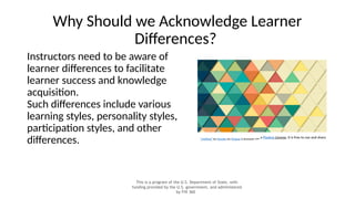 MOOC_Module2_FocusOnTheLearnerLearnerDifferences 1.7.20-1.pptx