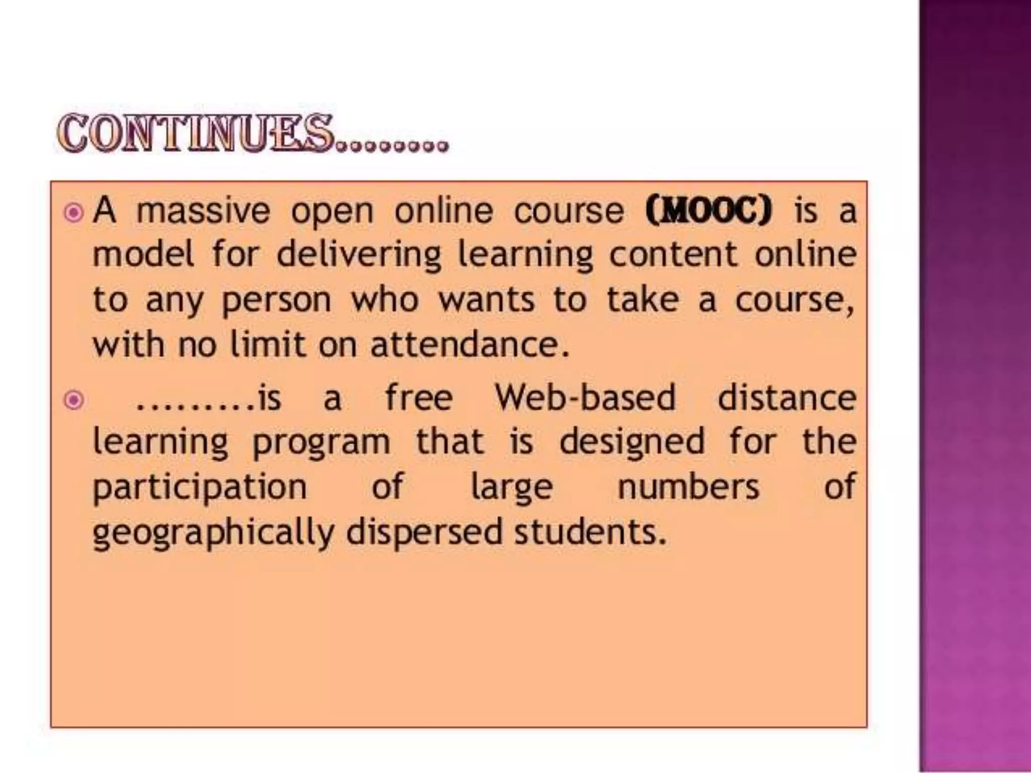 Mooc ppt | PPTX