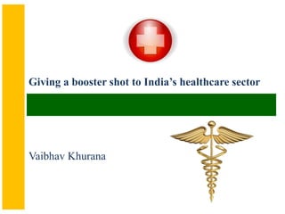 Giving a booster shot to India’s healthcare sector
Vaibhav Khurana
 
