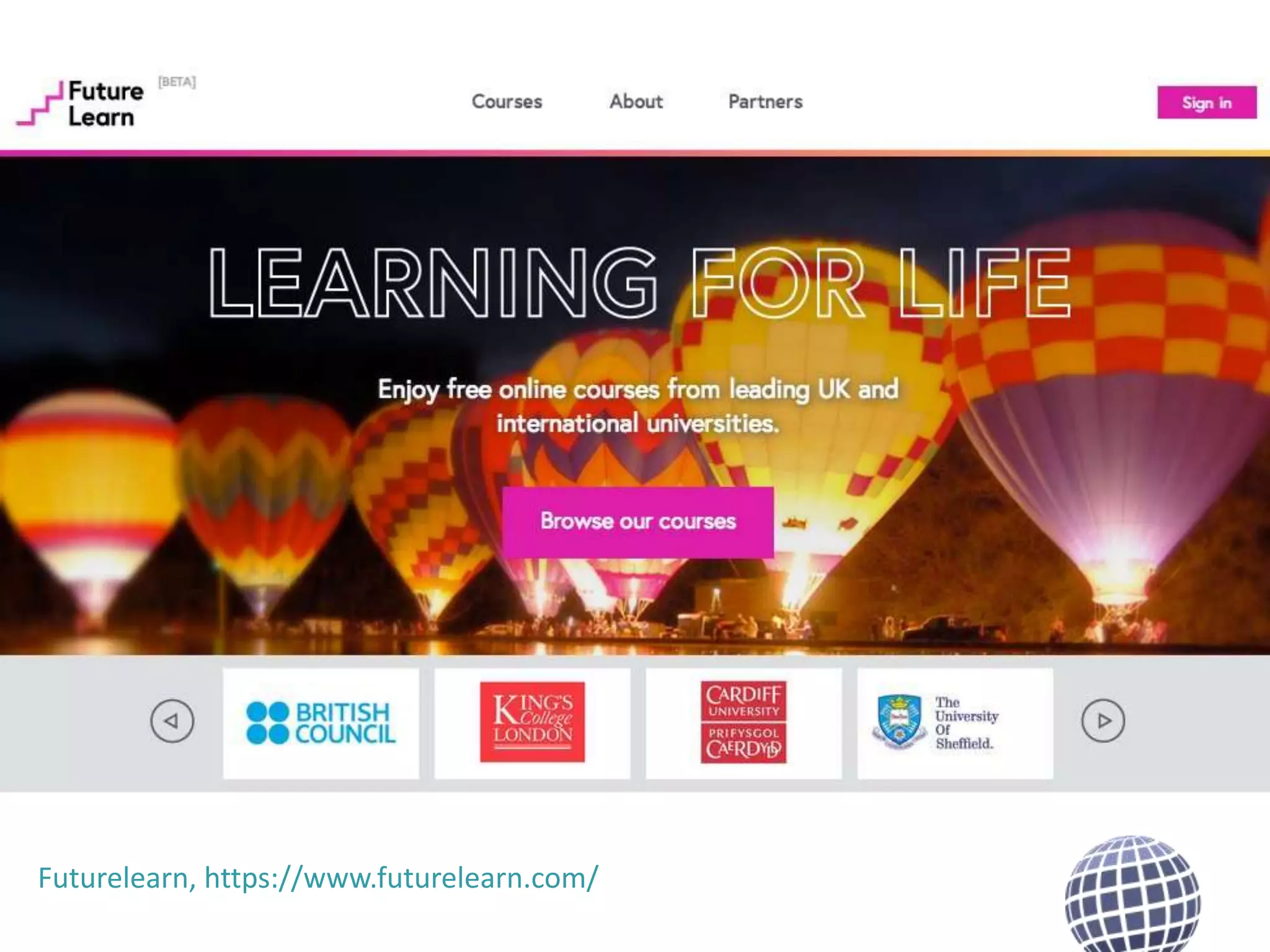 Futurelearn, https://www.futurelearn.com/

 