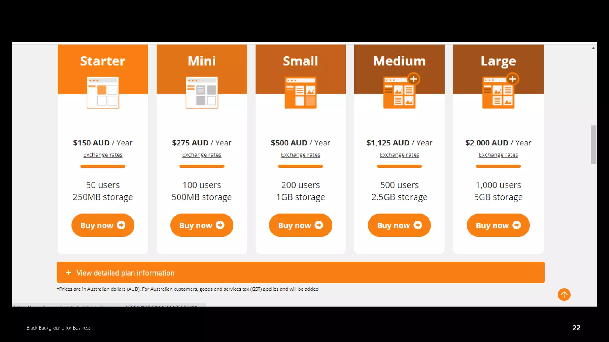 22
Black Background for Business
 