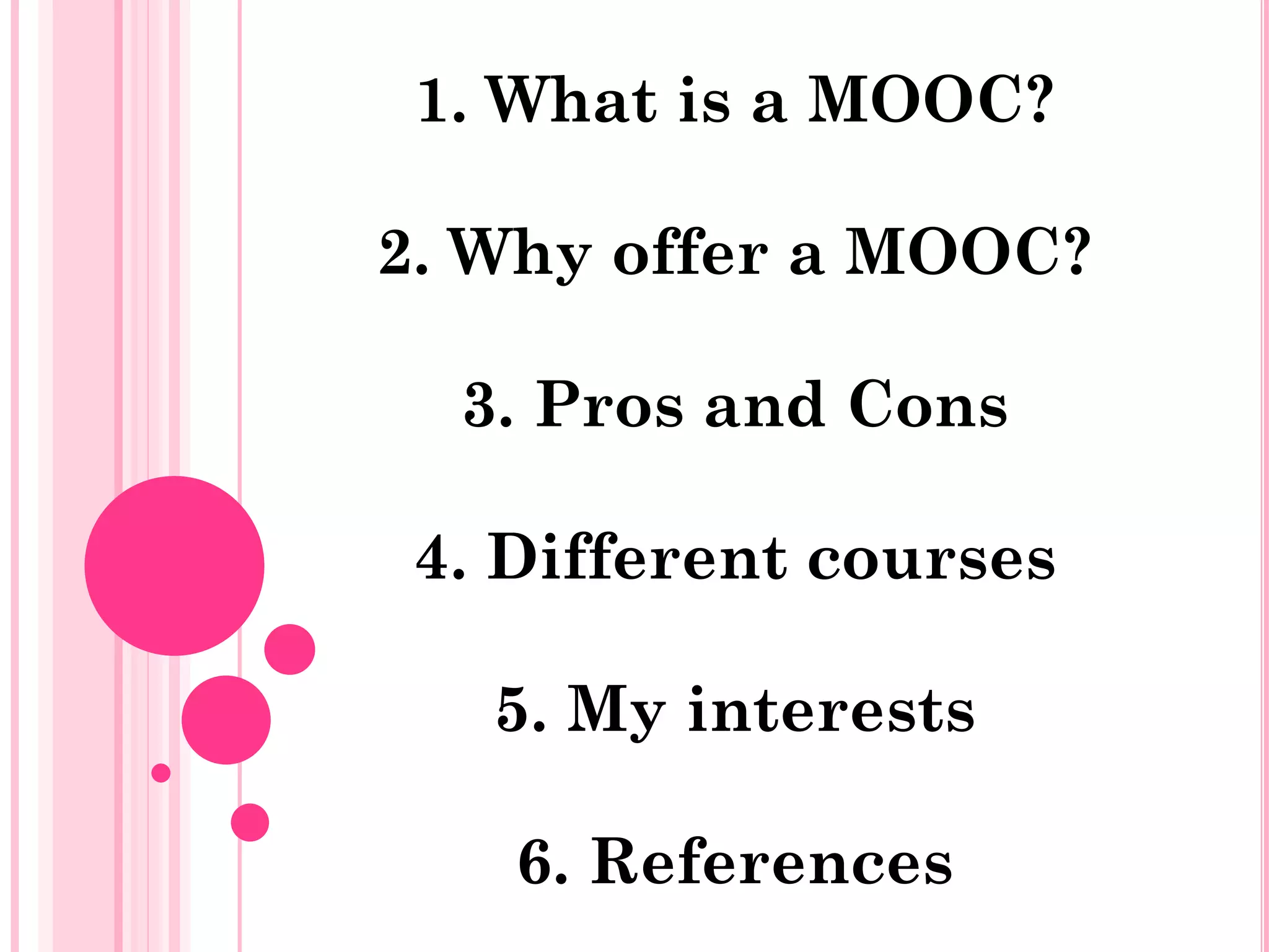 My MOOC- Food, Nutrition and Your Health | PPT