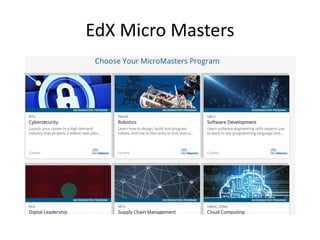 EdX Micro Masters
 