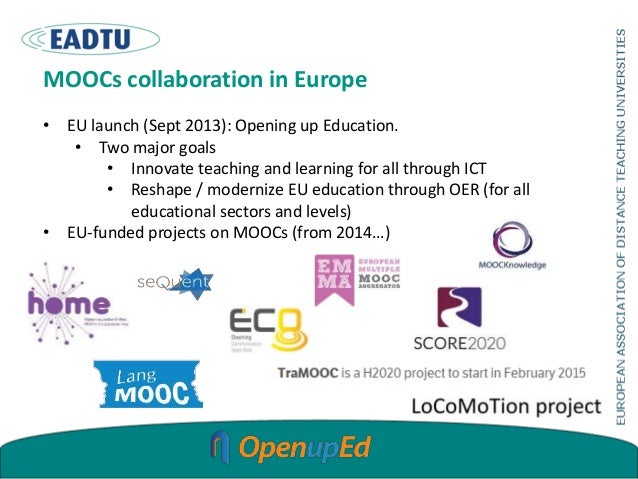 MOOCs and the european experience