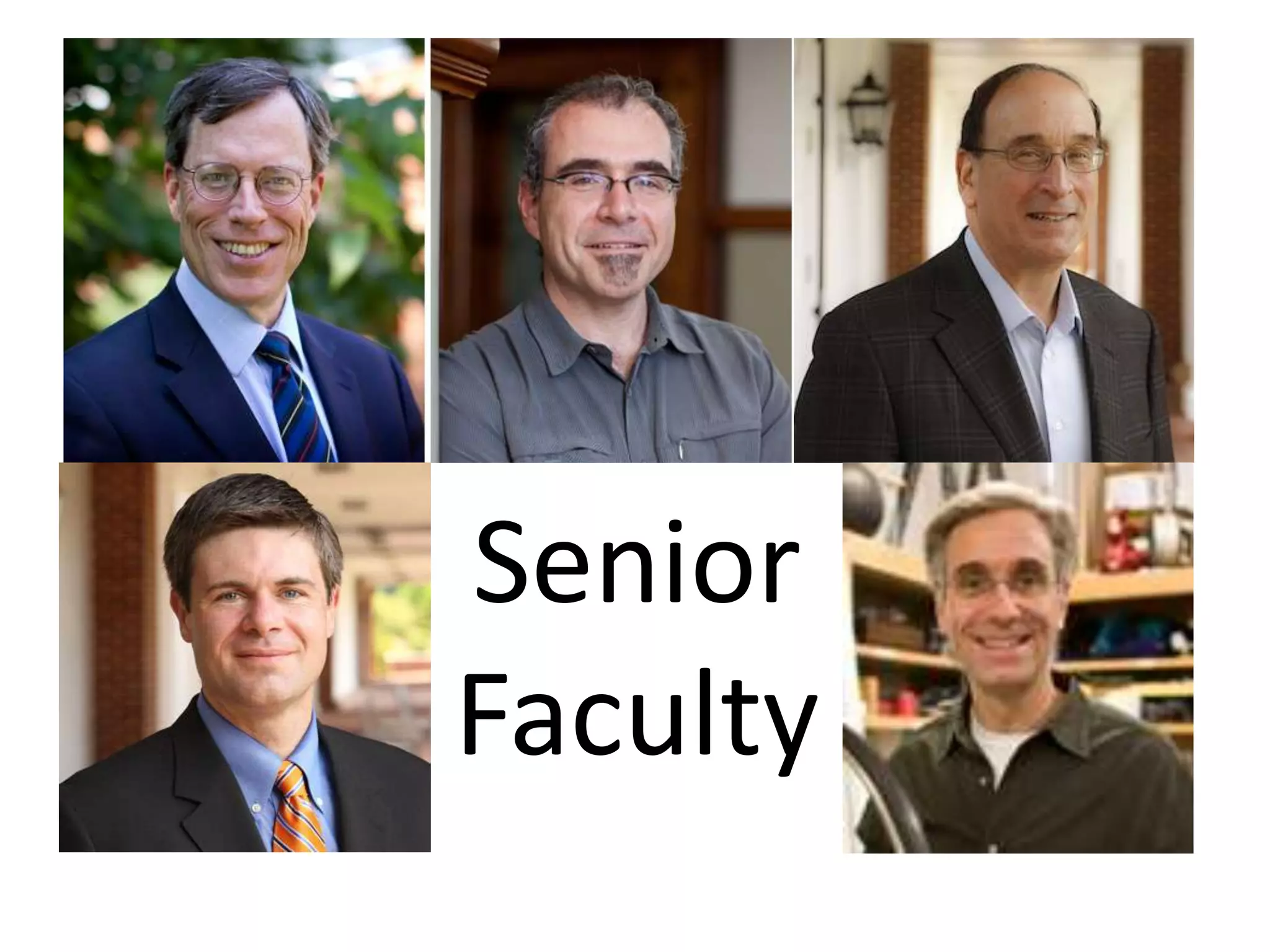 Senior
Faculty
 