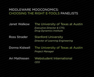 Moocs Middleware | PDF