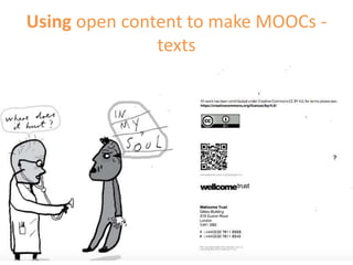 Using open content to make MOOCs -
texts
 