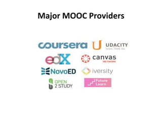 Major MOOC Providers
 
