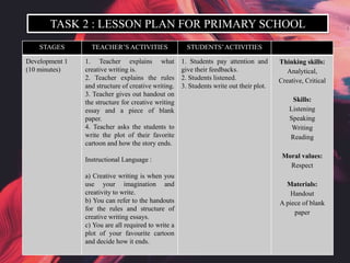LESSON PLAN - A150386 | PPTX