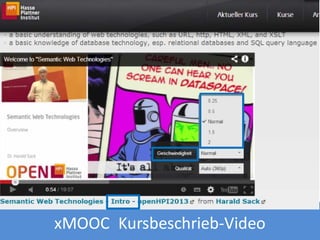 xMOOC Kursbeschrieb-Video

 
