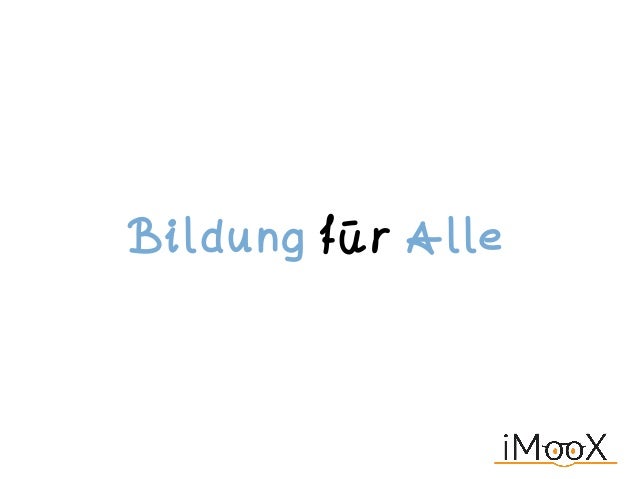 MOOCs sind keine Lösung - aber vielleicht die richtige Richtung?
