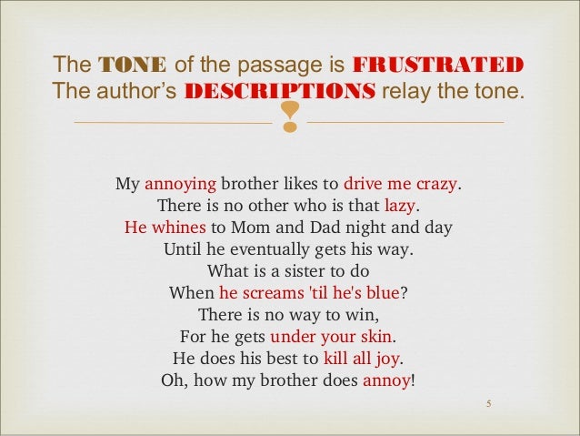 Tone And Mood Lessons Blendspace