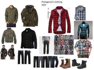 Protagonist’s clothing
style
 
