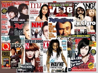 Music magazines front cover